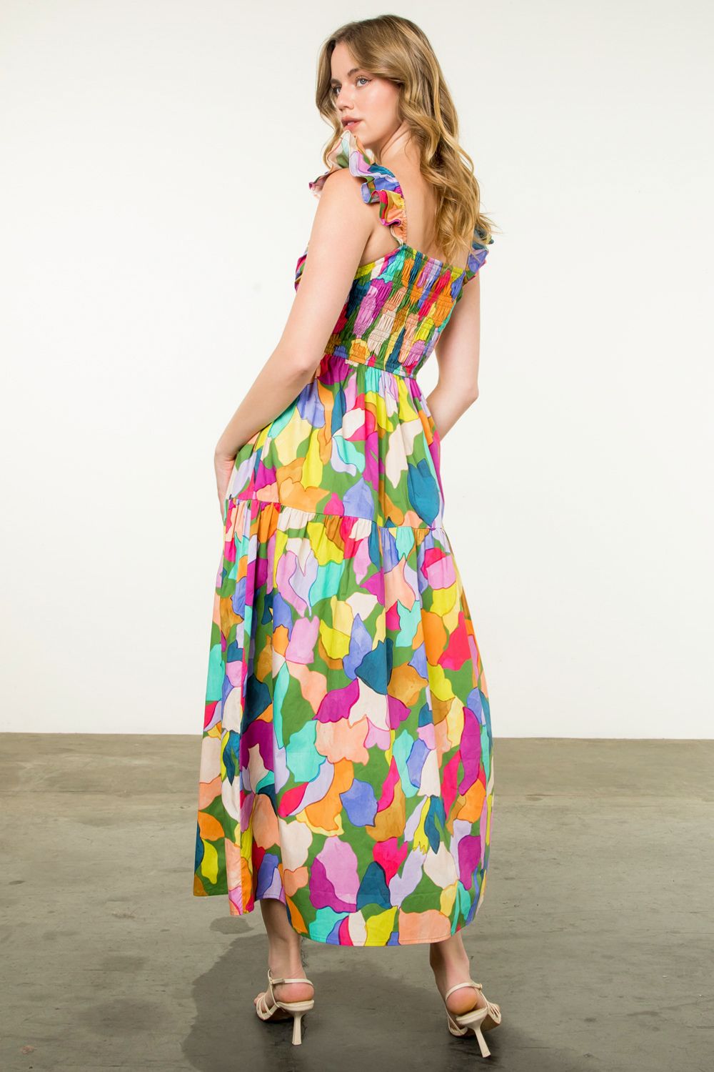 Yvette Colorful THML Maxi Dress