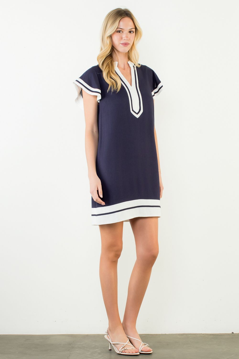 Nautical Blues Summer Dress