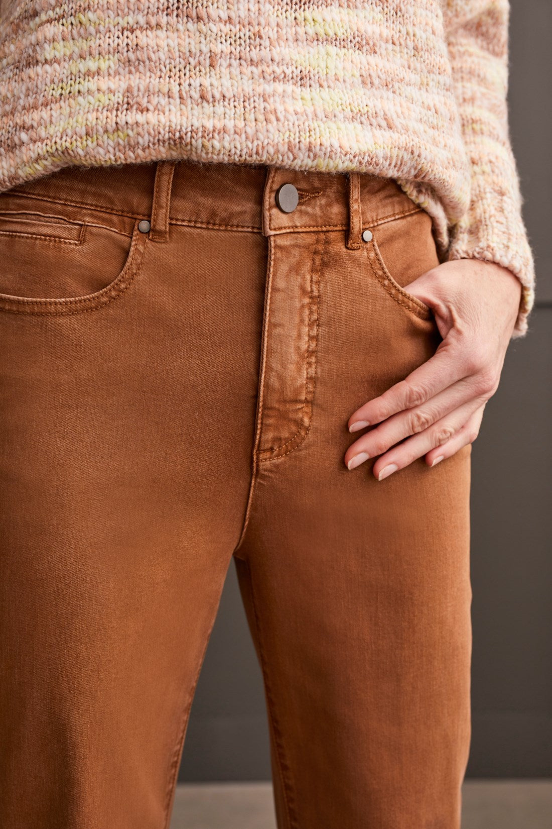 Comfort Stretch Walnut Denim by Tribal