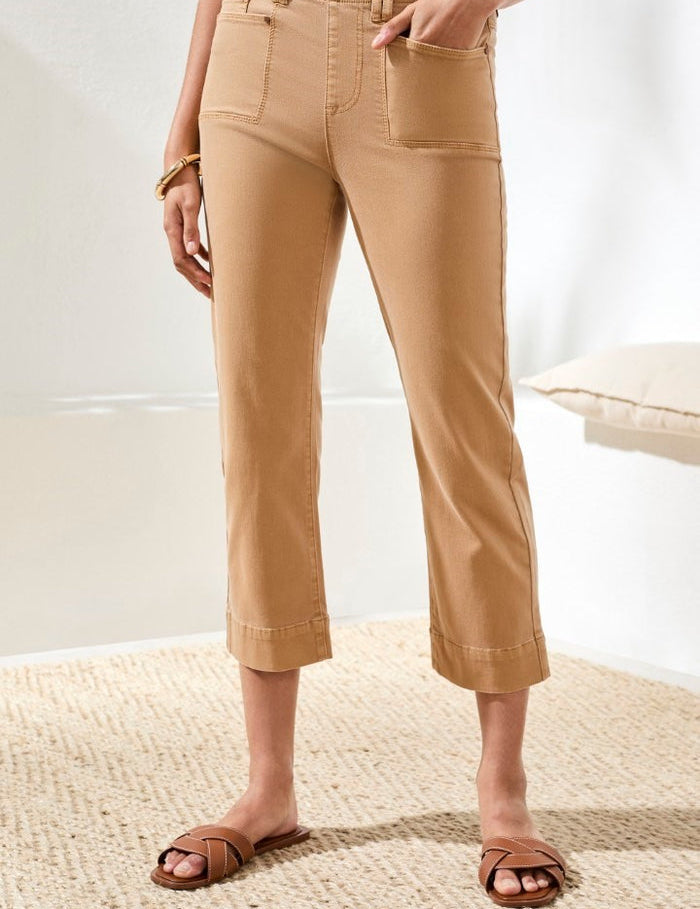 Comfort Stretch Pull On Flare Capri