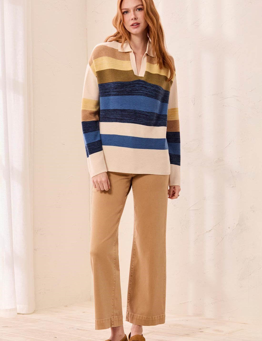 Tribal Johnny Collar Sweater