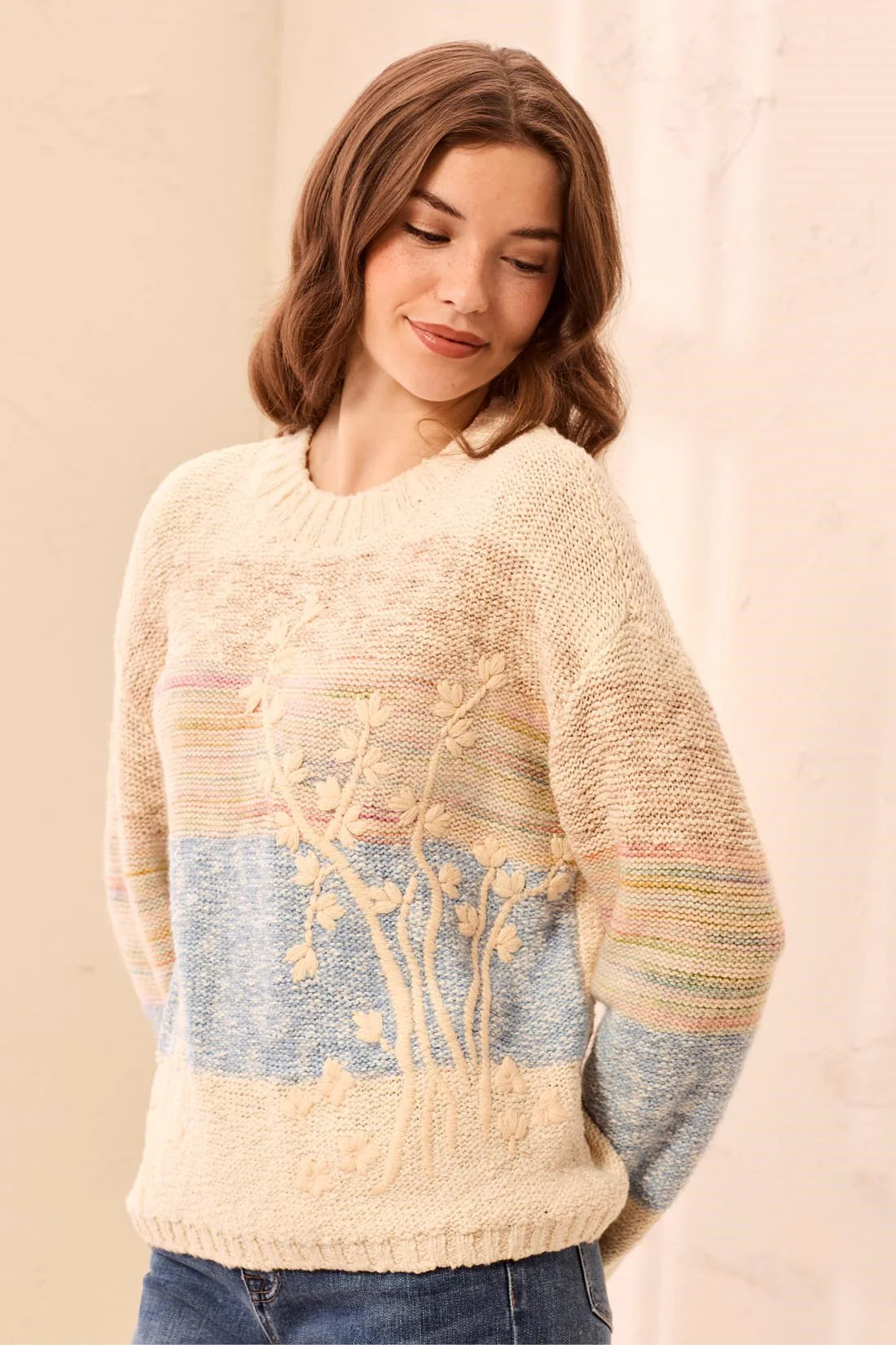 Soft and Subtle Embroidered Sweater