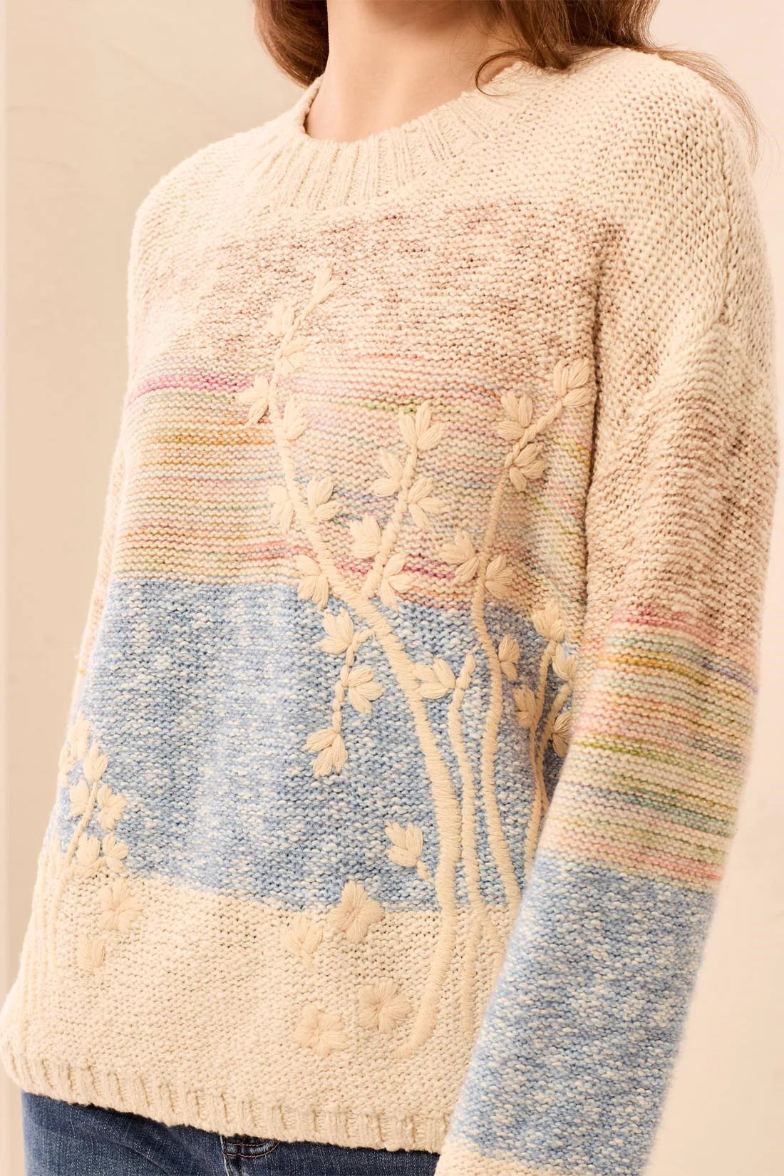 Soft and Subtle Embroidered Sweater