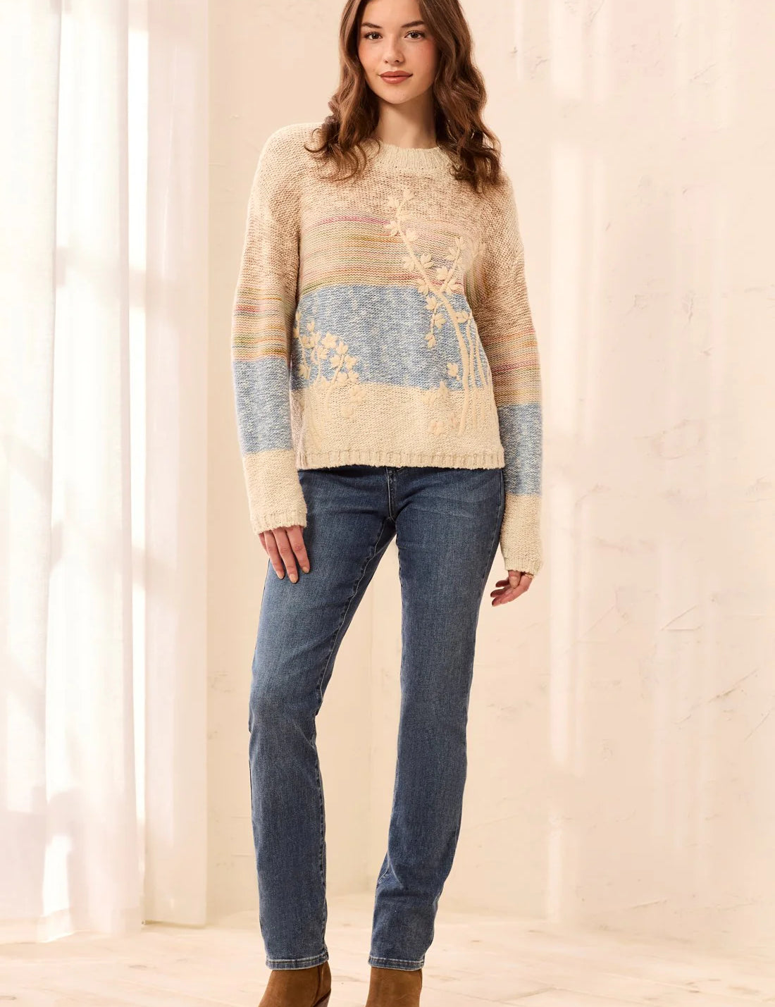 Soft and Subtle Embroidered Sweater