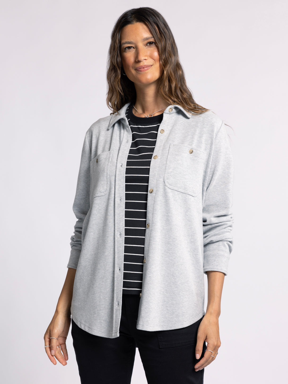 Lewis Shirt in Heather Grey