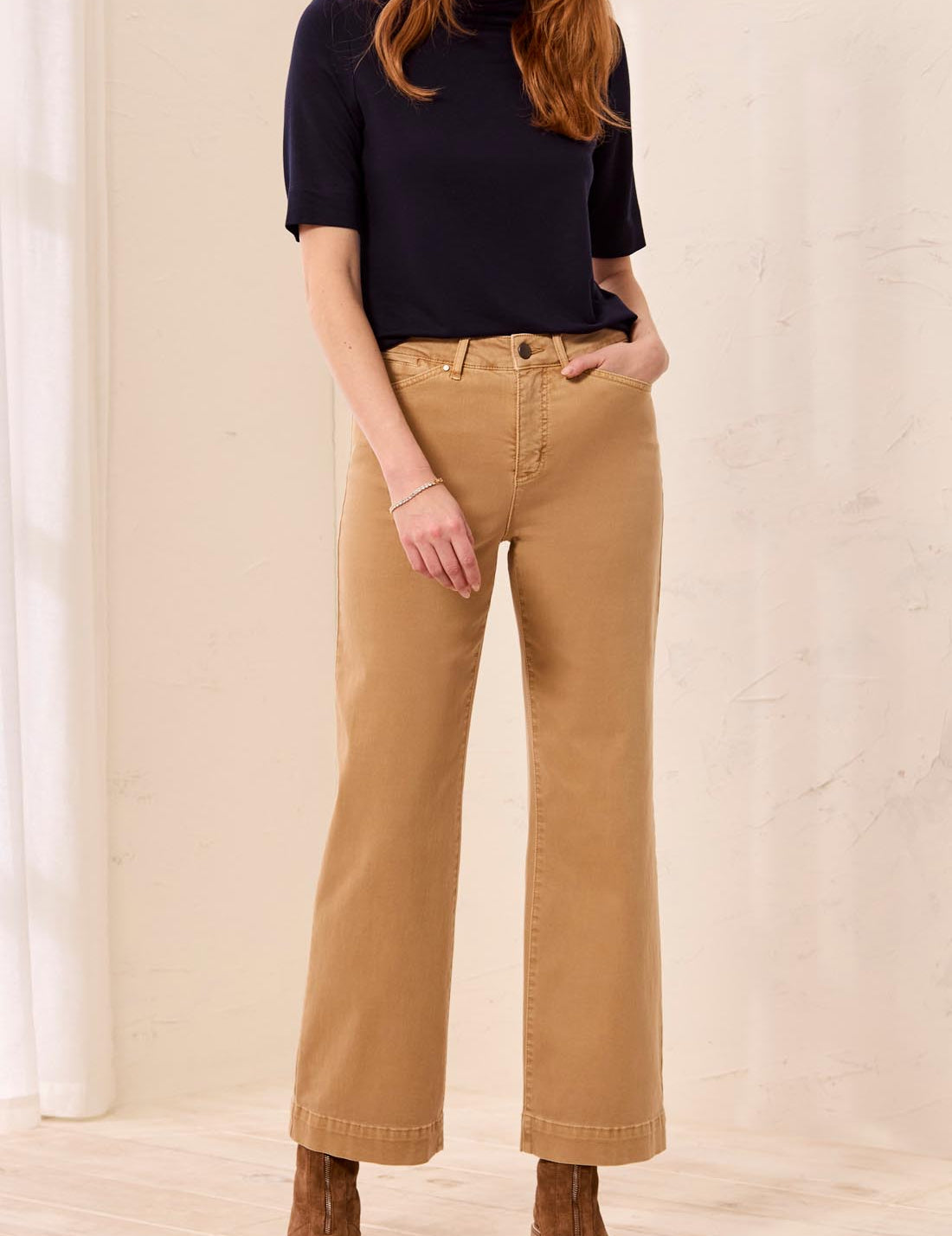 Dreamy Comfort Stretch Bottoms  - Sesame