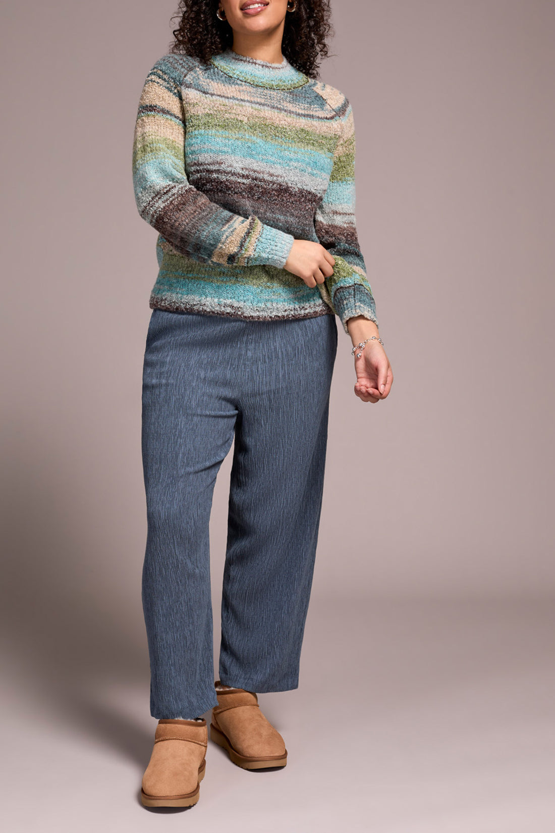 The Marlowe Mock Neck Sweater by Tribal Fashion