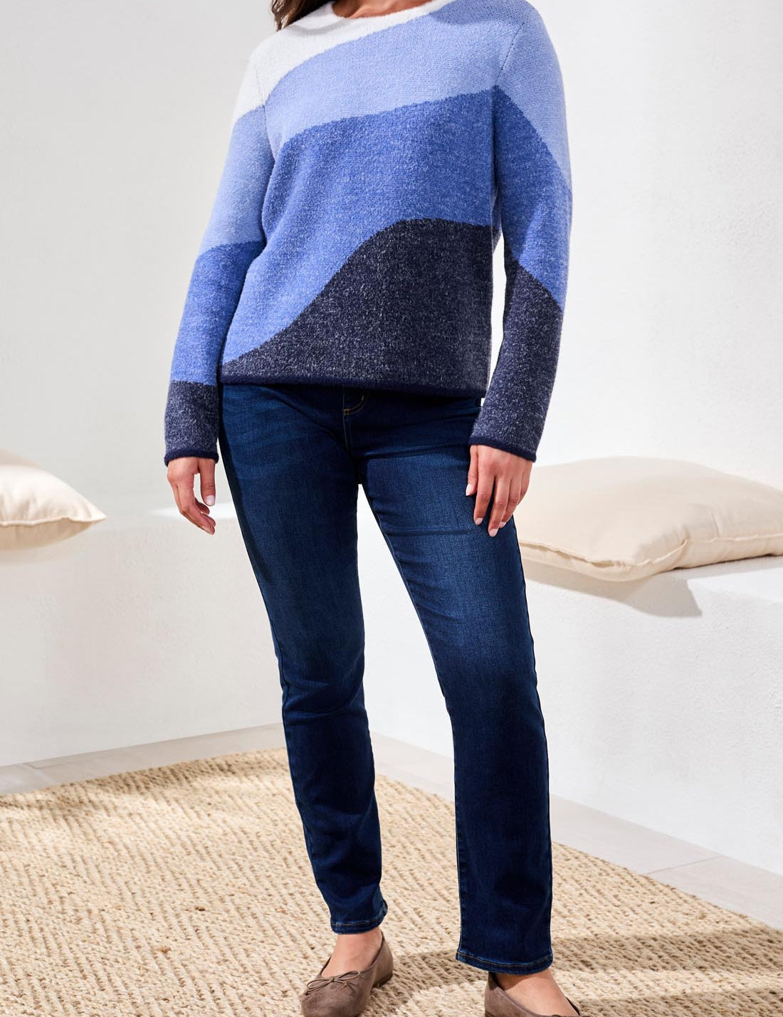 Elise Lapis Blue Sweater - FINAL SALE