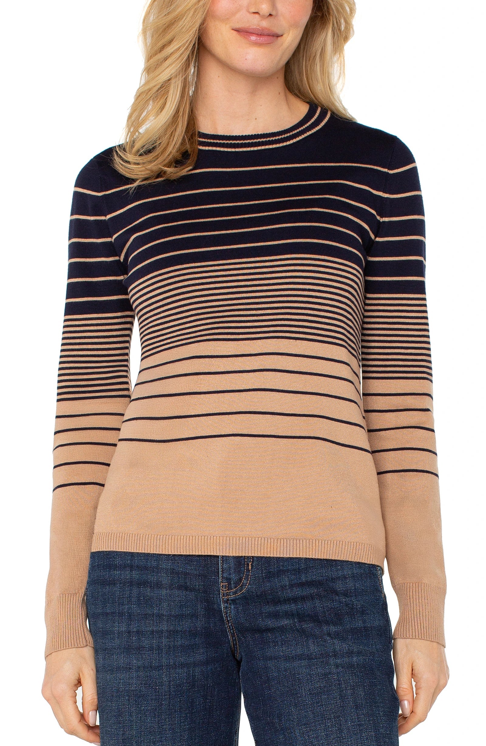 Audrey Stripe Sweater by Liverpool