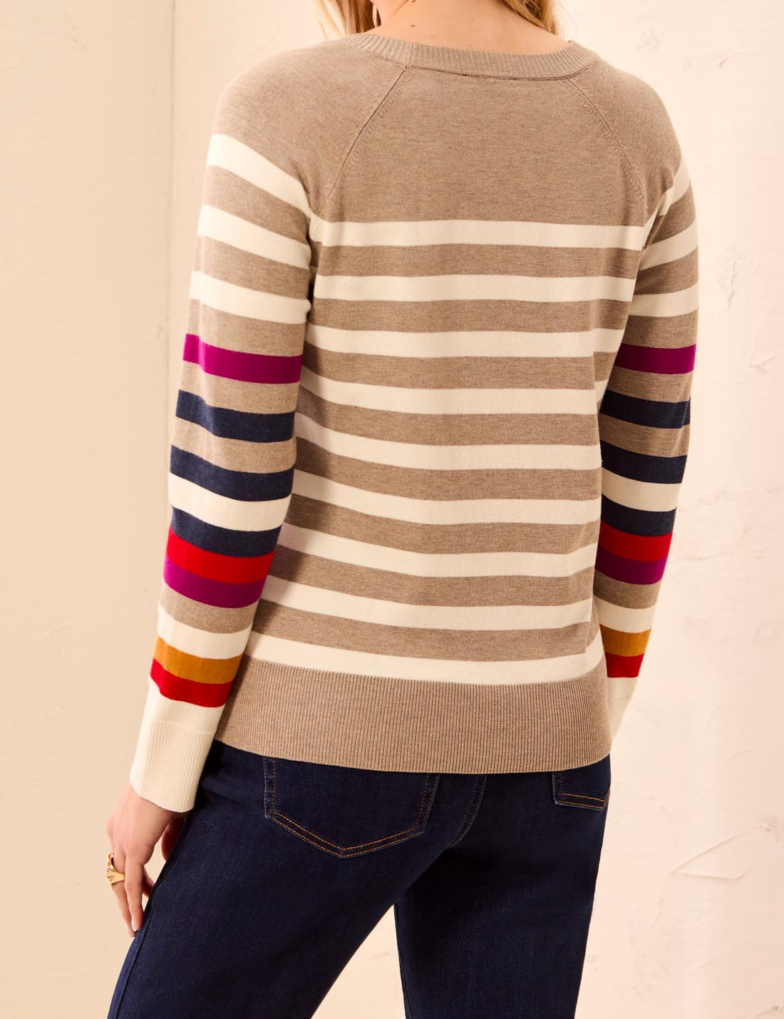 Fossil Striped Sweater by Tribal