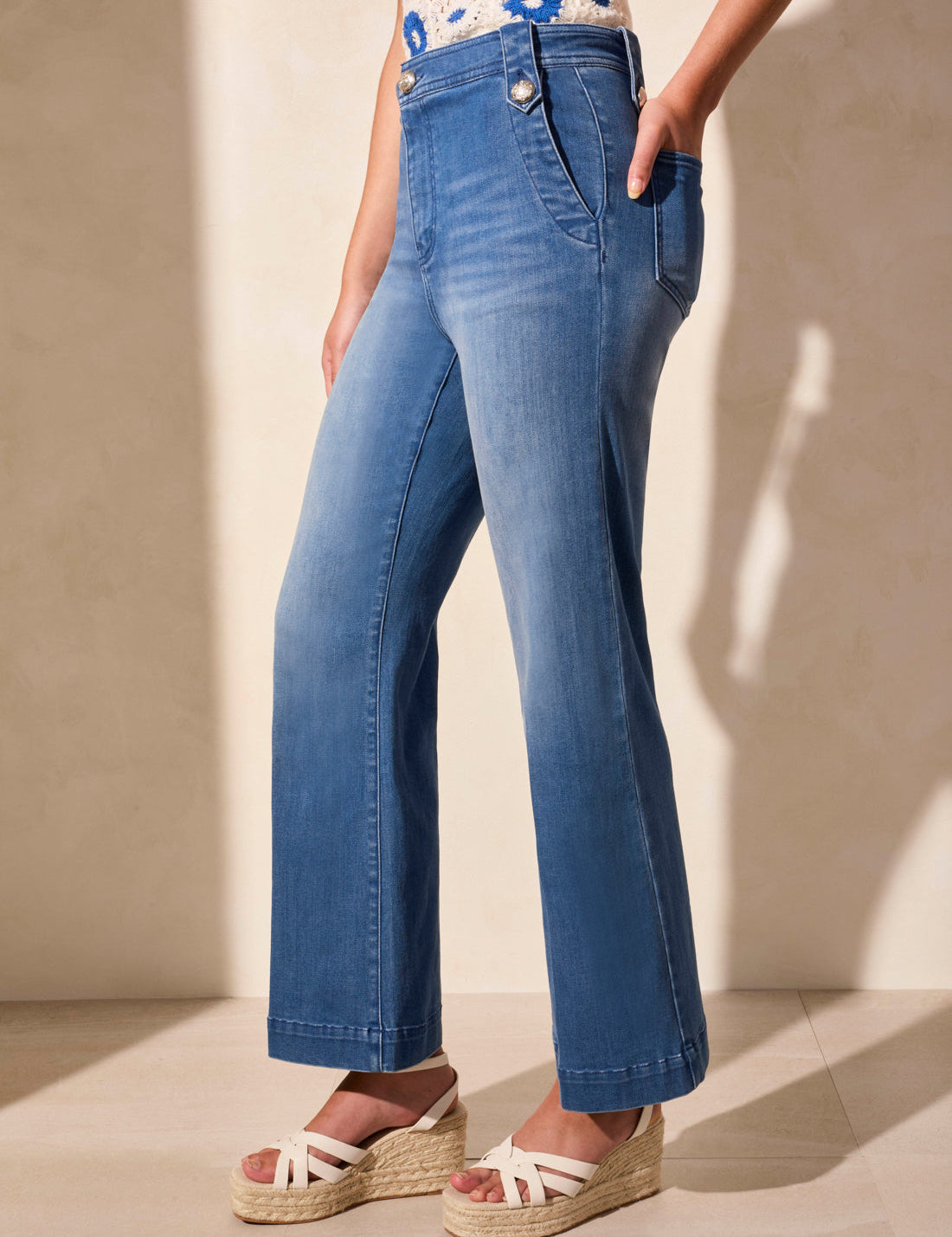 Brooke Palazzo Marine Jeans by Tribal - FINAL SALE