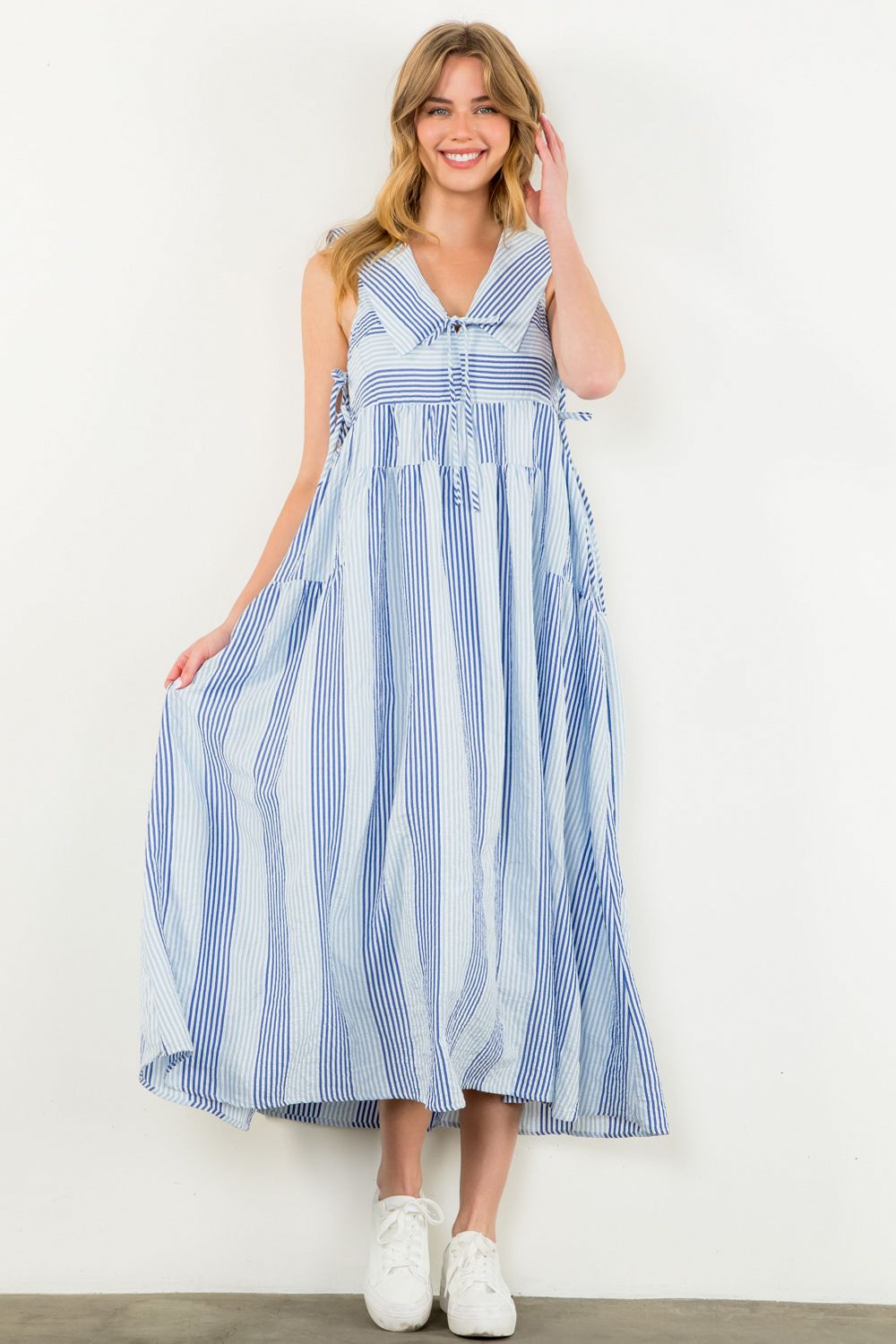 THML Striped Saylor Dress