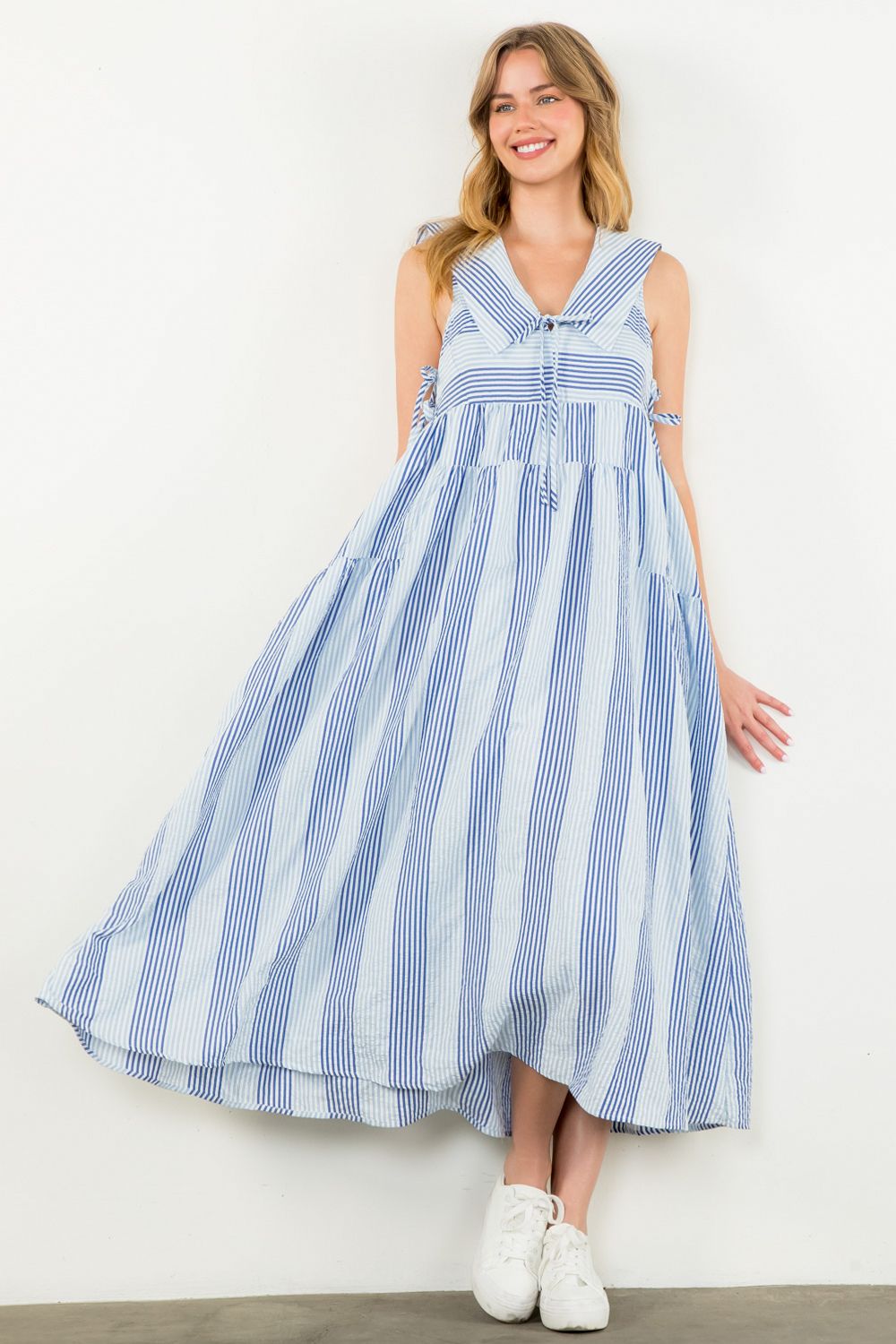 THML Striped Saylor Dress