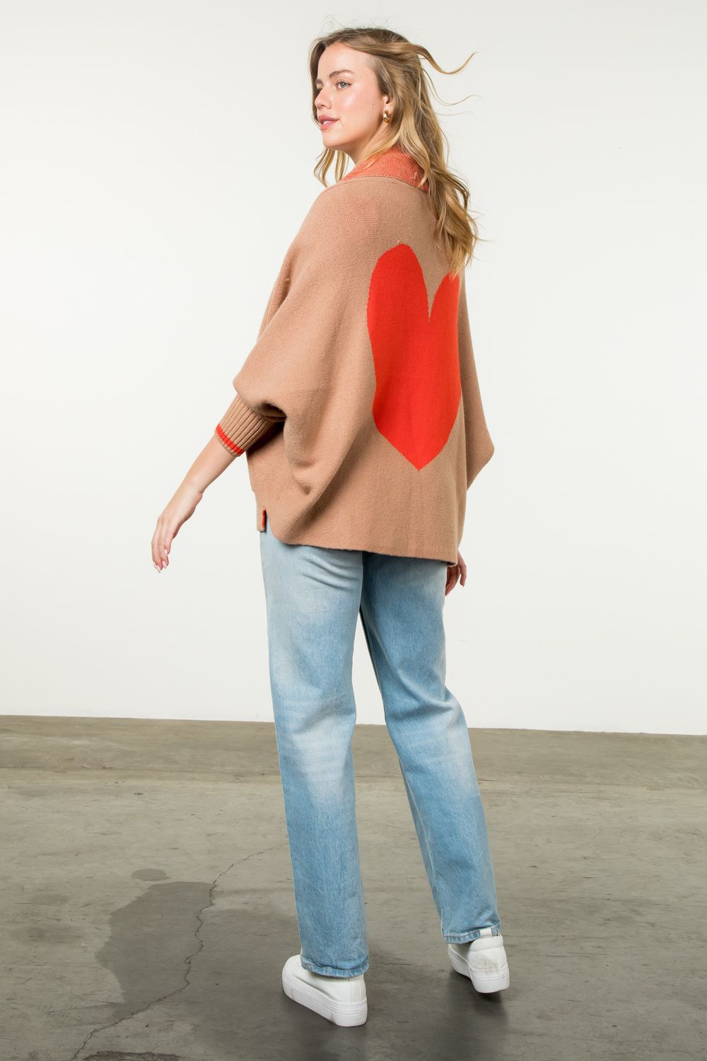 THML Heart Sweater Cardigan